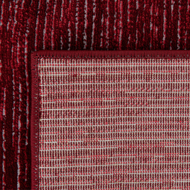Red 5' 3 x 5' 3 Finsbury Octagon Area Rug 60% Polypropylene & 40% Polyester Contemporary Carpet for Living Rooms, Dining, Offices for Sale at Rug Engine