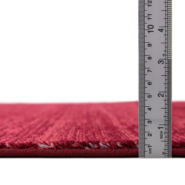 Red 2' x 3' 1 Finsbury Rectangle Area Rug 60% Polypropylene & 40% Polyester Contemporary Carpet for Living Rooms, Dining, Offices for Sale at Rug Engine