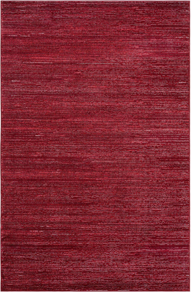 Red 5' 3 x 8' Finsbury Rectangle Area Rug 60% Polypropylene & 40% Polyester Contemporary Carpet for Living Rooms, Dining, Offices for Sale at Rug Engine