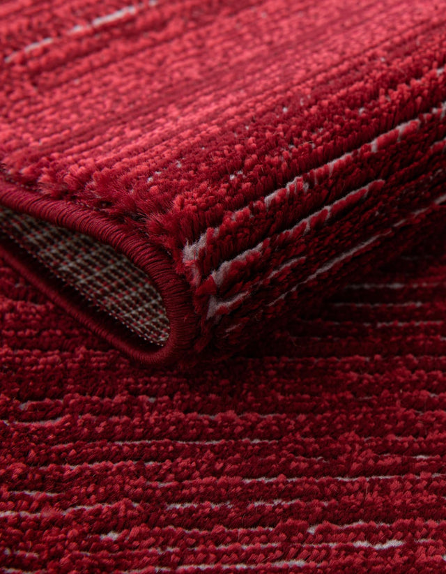 Red 5' 3 x 8' Finsbury Oval Area Rug 60% Polypropylene & 40% Polyester Contemporary Carpet for Living Rooms, Dining, Offices for Sale at Rug Engine