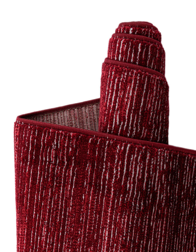 Red 5' 3 x 8' Finsbury Oval Area Rug 60% Polypropylene & 40% Polyester Contemporary Carpet for Living Rooms, Dining, Offices for Sale at Rug Engine