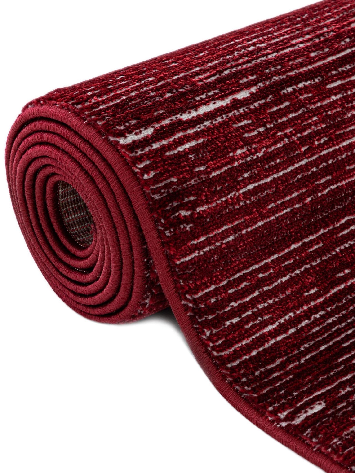 Red 5' 3 x 8' Finsbury Oval Area Rug 60% Polypropylene & 40% Polyester Contemporary Carpet for Living Rooms, Dining, Offices for Sale at Rug Engine