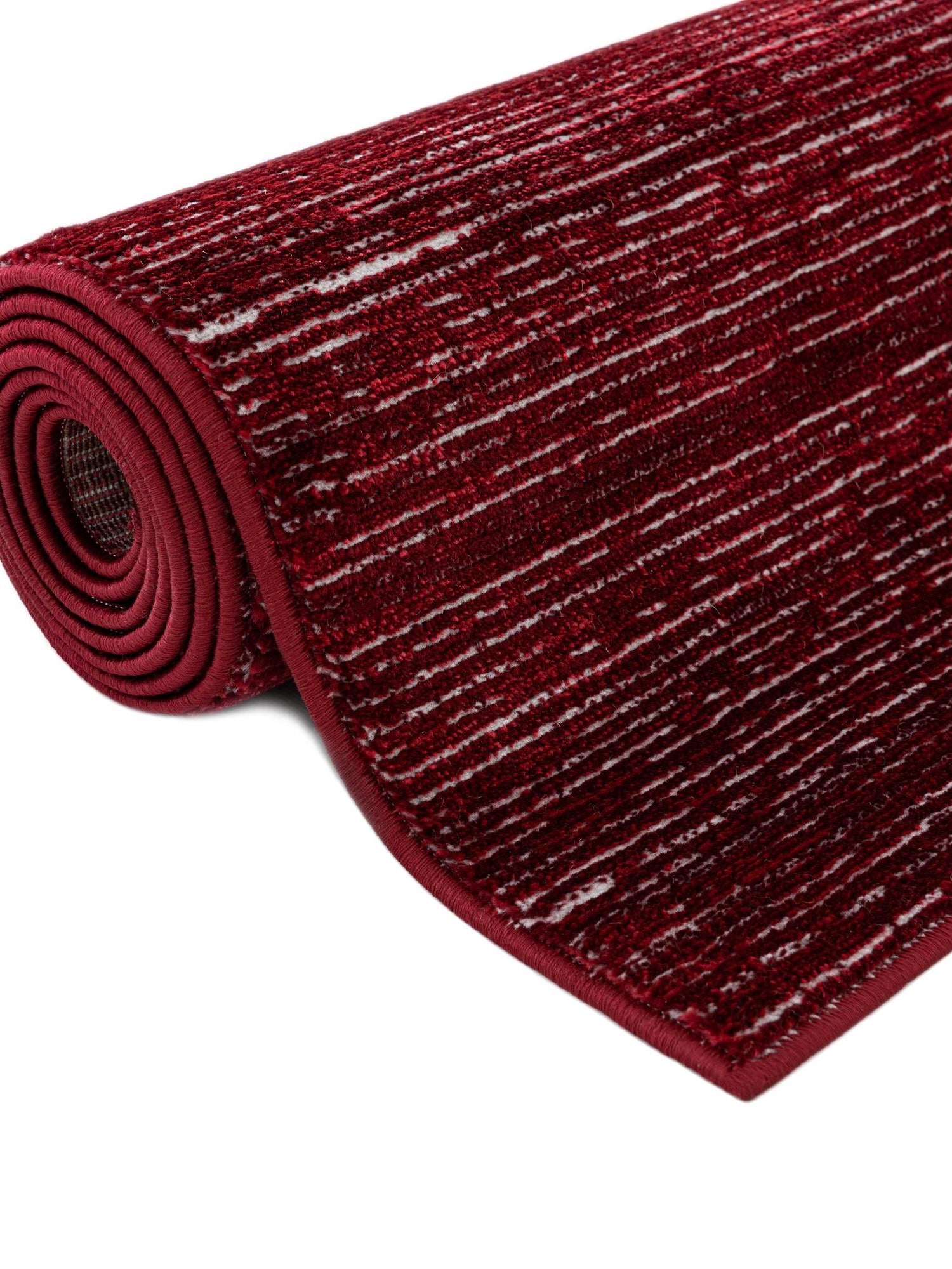 Red 2' x 6' 1 Finsbury Runner Area Rug 60% Polypropylene & 40% Polyester Contemporary Carpet for Living Rooms, Dining, Offices for Sale at Rug Engine