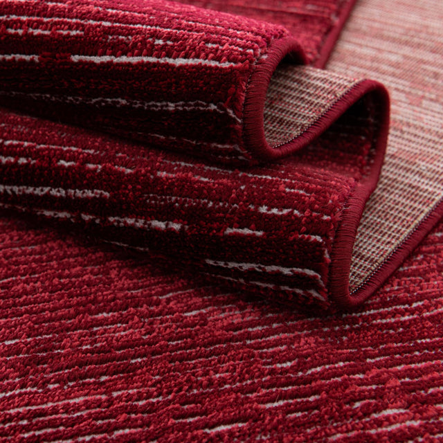 Red 2' x 9' 10 Finsbury Runner Area Rug 60% Polypropylene & 40% Polyester Contemporary Carpet for Living Rooms, Dining, Offices for Sale at Rug Engine