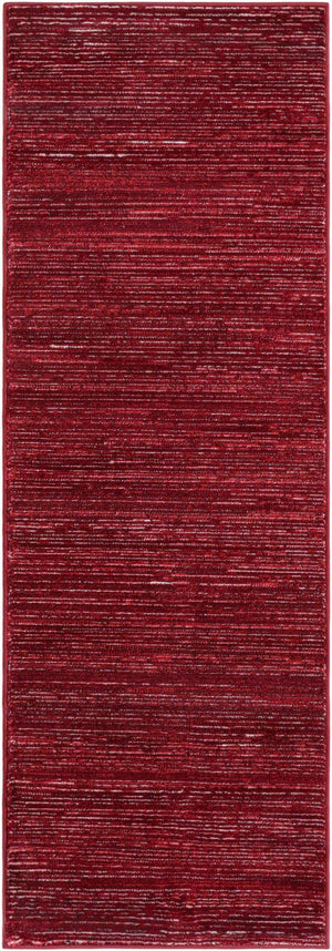 Red 2' x 6' 1 Finsbury Runner Area Rug 60% Polypropylene & 40% Polyester Contemporary Carpet for Living Rooms, Dining, Offices for Sale at Rug Engine