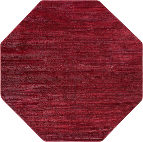 Red 7' 10 x 7' 10 Finsbury Octagon Area Rug 60% Polypropylene & 40% Polyester Contemporary Carpet for Living Rooms, Dining, Offices for Sale at Rug Engine