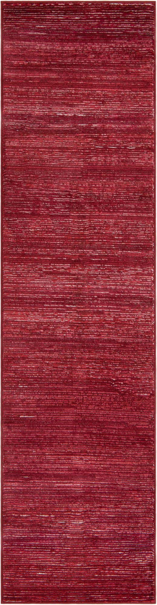 Red 2' x 8' Finsbury Runner Area Rug 60% Polypropylene & 40% Polyester Contemporary Carpet for Living Rooms, Dining, Offices for Sale at Rug Engine