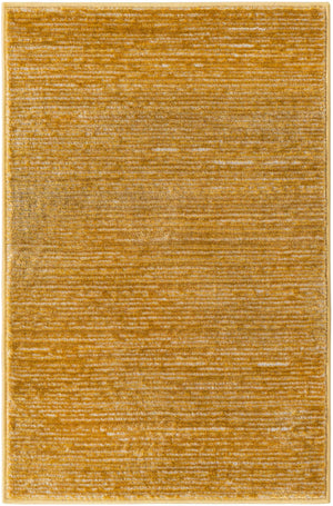 Yellow 2' x 3' 1 Finsbury Rectangle Area Rug 60% Polypropylene & 40% Polyester Contemporary Carpet for Living Rooms, Dining, Offices for Sale at Rug Engine