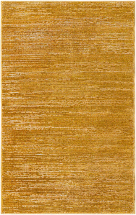 Yellow 3' 3 x 5' 3 Finsbury Rectangle Area Rug 60% Polypropylene & 40% Polyester Contemporary Carpet for Living Rooms, Dining, Offices for Sale at Rug Engine