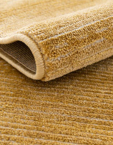 Yellow 5' 3 x 8' Finsbury Rectangle Area Rug 60% Polypropylene & 40% Polyester Contemporary Carpet for Living Rooms, Dining, Offices for Sale at Rug Engine