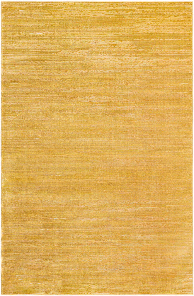 Yellow 5' 3 x 8' Finsbury Rectangle Area Rug 60% Polypropylene & 40% Polyester Contemporary Carpet for Living Rooms, Dining, Offices for Sale at Rug Engine