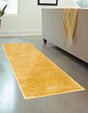Yellow 2' x 9' 10 Finsbury Runner Area Rug 60% Polypropylene & 40% Polyester Contemporary Carpet for Living Rooms, Dining, Offices for Sale at Rug Engine