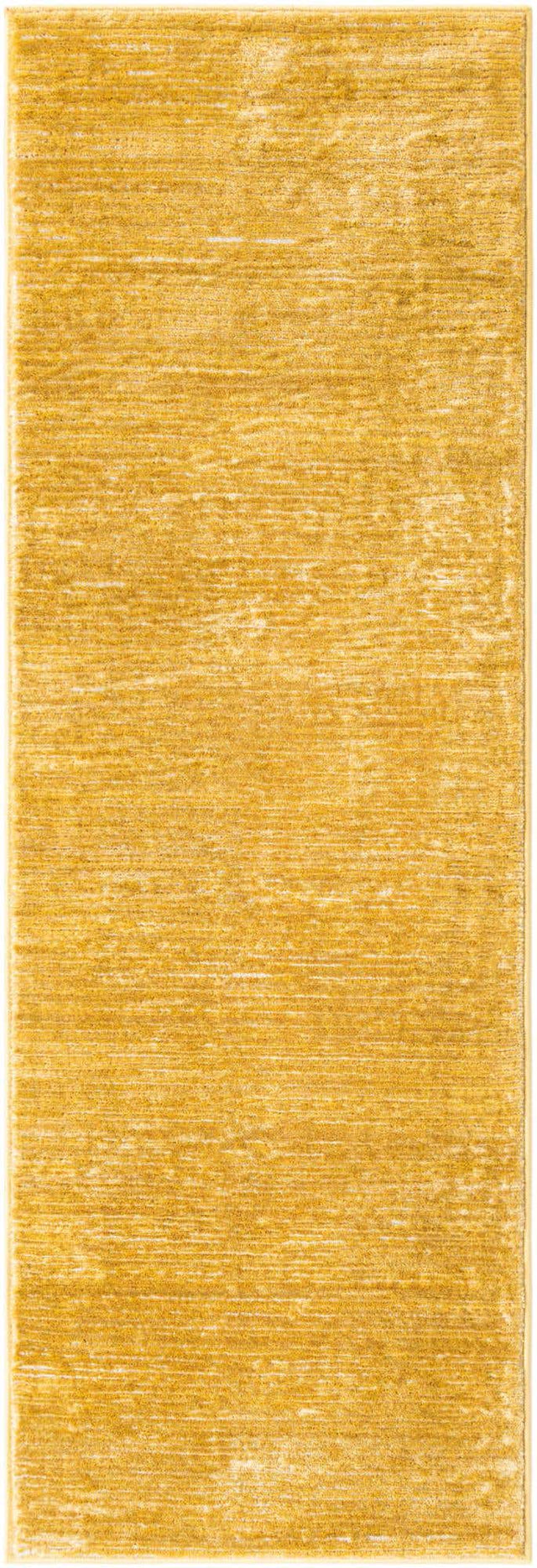 Yellow 2' x 6' 1 Finsbury Runner Area Rug 60% Polypropylene & 40% Polyester Contemporary Carpet for Living Rooms, Dining, Offices for Sale at Rug Engine