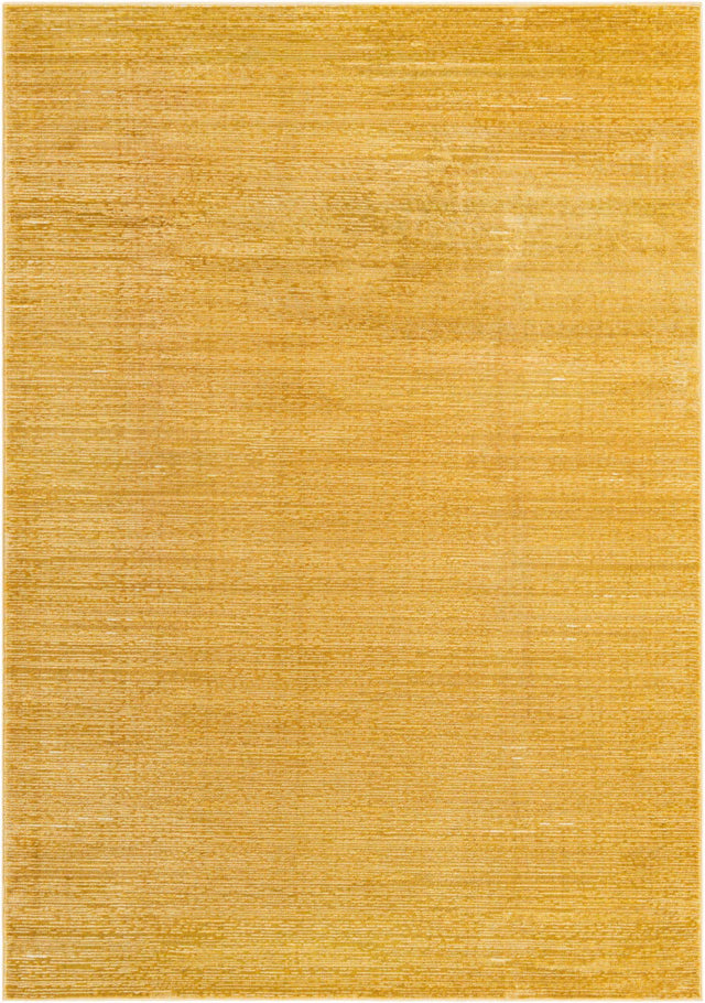 Yellow 7' 1 x 10' Finsbury Rectangle Area Rug 60% Polypropylene & 40% Polyester Contemporary Carpet for Living Rooms, Dining, Offices for Sale at Rug Engine