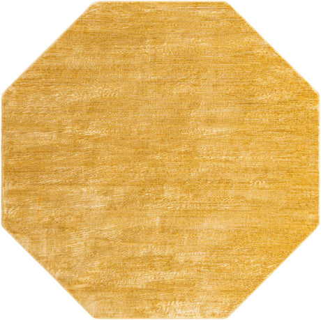 Yellow 7' 10 x 7' 10 Finsbury Octagon Area Rug 60% Polypropylene & 40% Polyester Contemporary Carpet for Living Rooms, Dining, Offices for Sale at Rug Engine