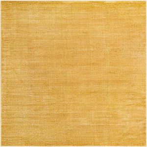 Yellow 7' 10 x 7' 10 Finsbury Square Area Rug 60% Polypropylene & 40% Polyester Contemporary Carpet for Living Rooms, Dining, Offices for Sale at Rug Engine