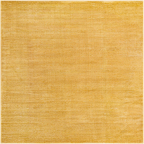 Yellow 7' 10 x 7' 10 Finsbury Square Area Rug 60% Polypropylene & 40% Polyester Contemporary Carpet for Living Rooms, Dining, Offices for Sale at Rug Engine