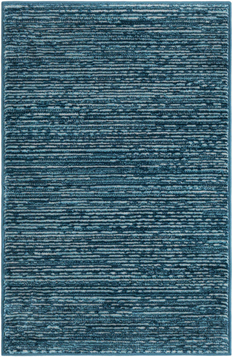 Blue 2' x 3' 1 Finsbury Rectangle Area Rug 60% Polypropylene & 40% Polyester Contemporary Carpet for Living Rooms, Dining, Offices for Sale at Rug Engine