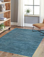 Blue 7' 10 x 10' Finsbury Rectangle Area Rug 60% Polypropylene & 40% Polyester Contemporary Carpet for Living Rooms, Dining, Offices for Sale at Rug Engine