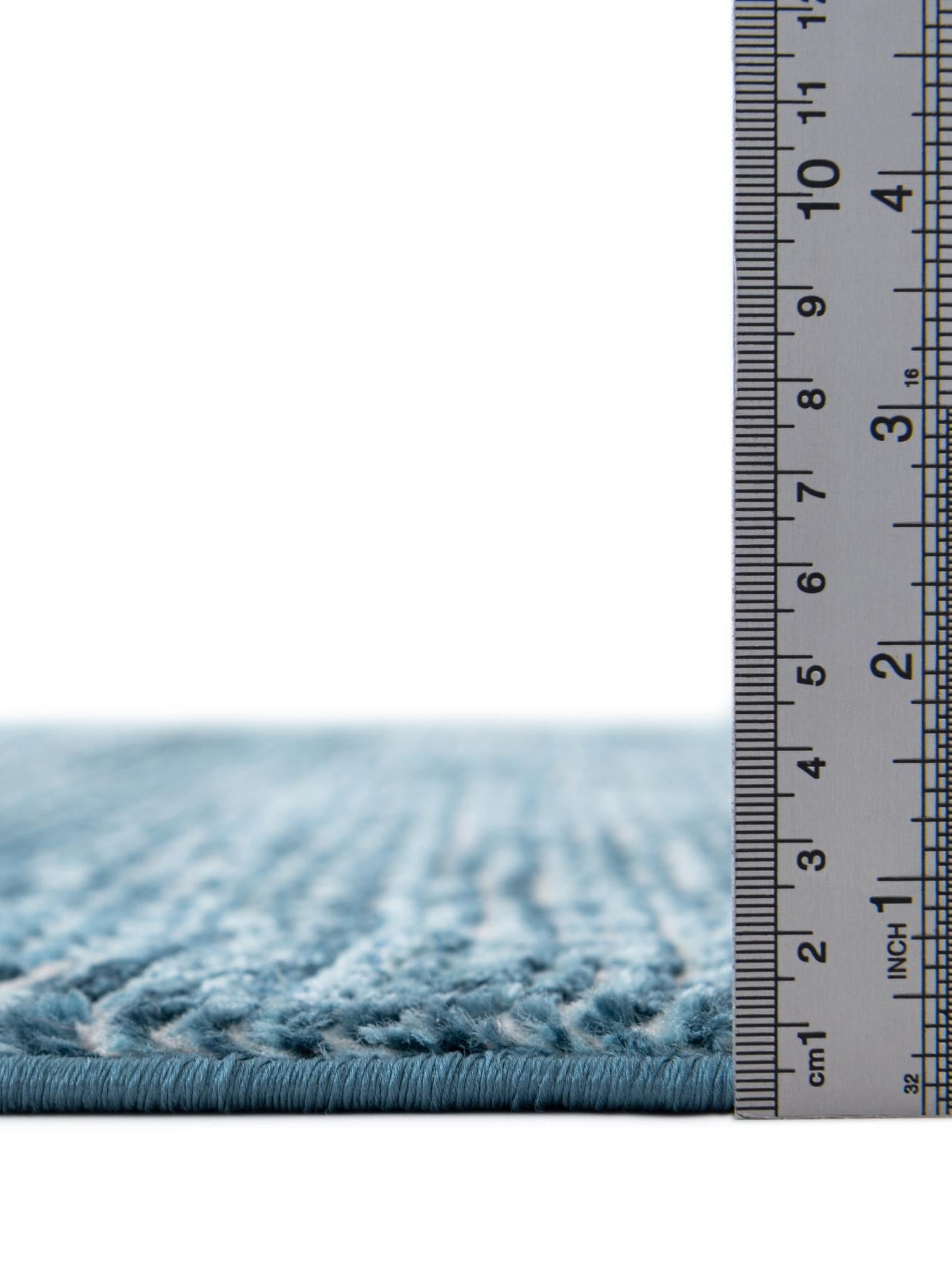 Blue 9' x 12' Finsbury Rectangle Area Rug 60% Polypropylene & 40% Polyester Contemporary Carpet for Living Rooms, Dining, Offices for Sale at Rug Engine
