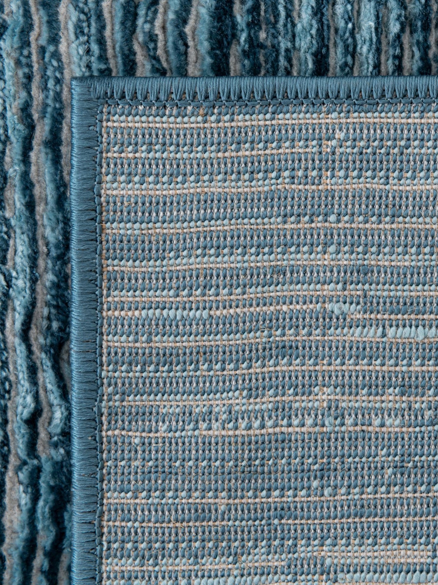 Blue 2' x 3' 1 Finsbury Rectangle Area Rug 60% Polypropylene & 40% Polyester Contemporary Carpet for Living Rooms, Dining, Offices for Sale at Rug Engine
