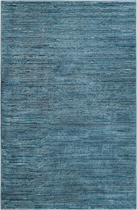 Blue 5' 3 x 8' Finsbury Rectangle Area Rug 60% Polypropylene & 40% Polyester Contemporary Carpet for Living Rooms, Dining, Offices for Sale at Rug Engine