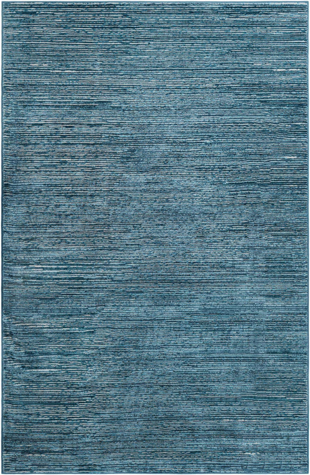 Blue 5' 3 x 8' Finsbury Rectangle Area Rug 60% Polypropylene & 40% Polyester Contemporary Carpet for Living Rooms, Dining, Offices for Sale at Rug Engine