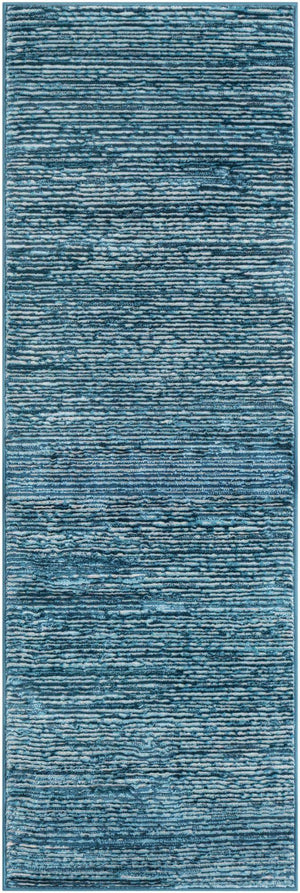 Blue 2' x 6' 1 Finsbury Runner Area Rug 60% Polypropylene & 40% Polyester Contemporary Carpet for Living Rooms, Dining, Offices for Sale at Rug Engine