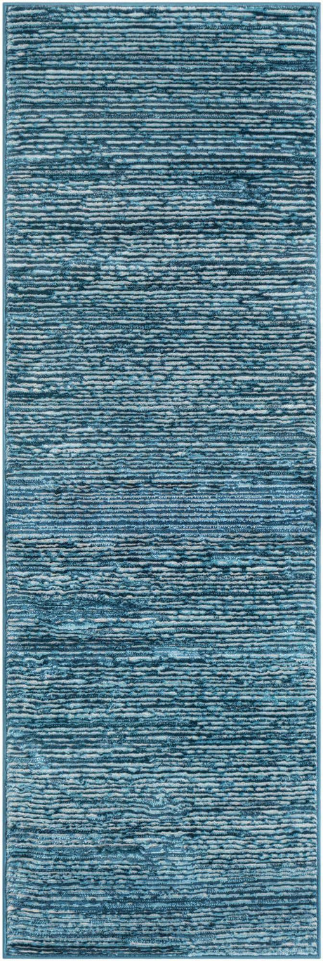 Blue 2' x 6' 1 Finsbury Runner Area Rug 60% Polypropylene & 40% Polyester Contemporary Carpet for Living Rooms, Dining, Offices for Sale at Rug Engine