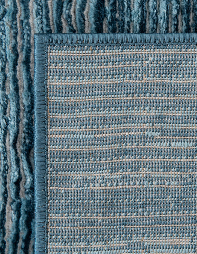 Blue 7' 10 x 7' 10 Finsbury Square Area Rug 60% Polypropylene & 40% Polyester Contemporary Carpet for Living Rooms, Dining, Offices for Sale at Rug Engine