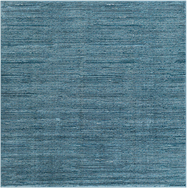 Blue 7' 10 x 7' 10 Finsbury Square Area Rug 60% Polypropylene & 40% Polyester Contemporary Carpet for Living Rooms, Dining, Offices for Sale at Rug Engine