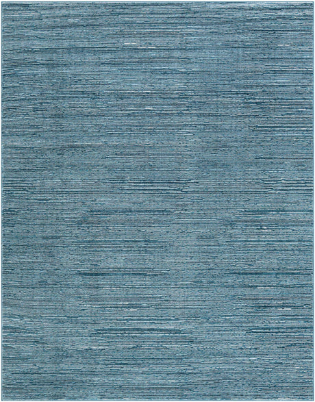 Blue 7' 10 x 10' Finsbury Rectangle Area Rug 60% Polypropylene & 40% Polyester Contemporary Carpet for Living Rooms, Dining, Offices for Sale at Rug Engine