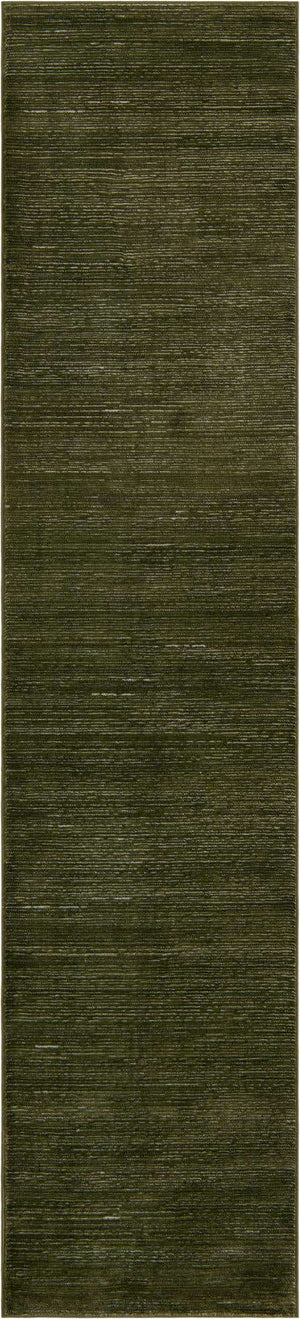 Green 2' 7 x 12' Finsbury Runner Area Rug 60% Polypropylene & 40% Polyester Contemporary Carpet for Living Rooms, Dining, Offices for Sale at Rug Engine
