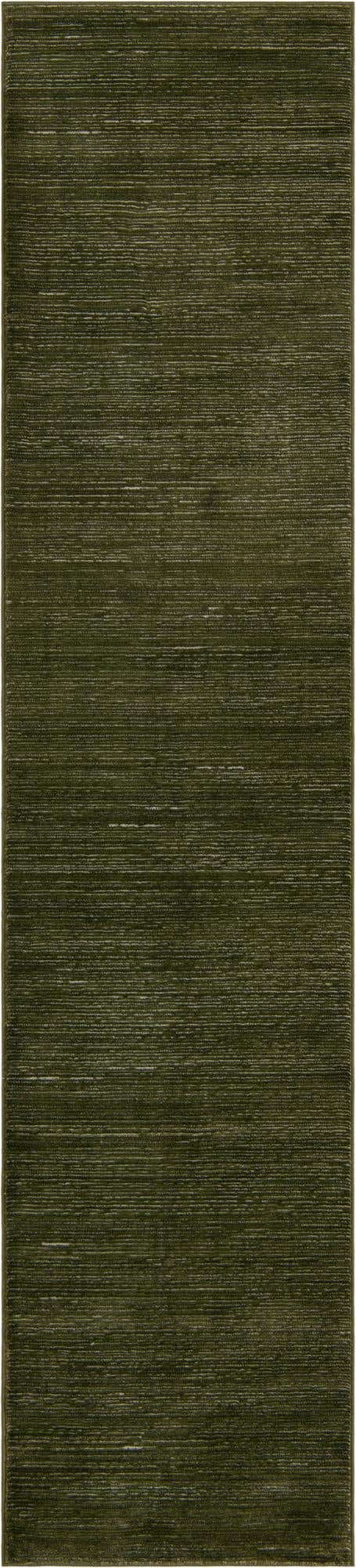 Green 2' 7 x 12' Finsbury Runner Area Rug 60% Polypropylene & 40% Polyester Contemporary Carpet for Living Rooms, Dining, Offices for Sale at Rug Engine