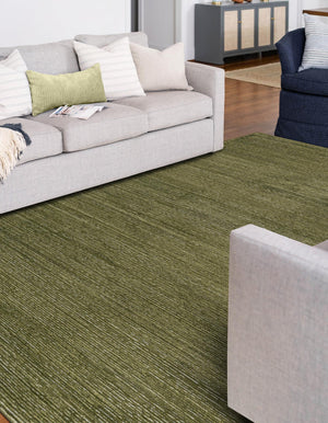 Green 5' 1 x 7' 1 Finsbury Rectangle Area Rug 60% Polypropylene & 40% Polyester Contemporary Carpet for Living Rooms, Dining, Offices for Sale at Rug Engine
