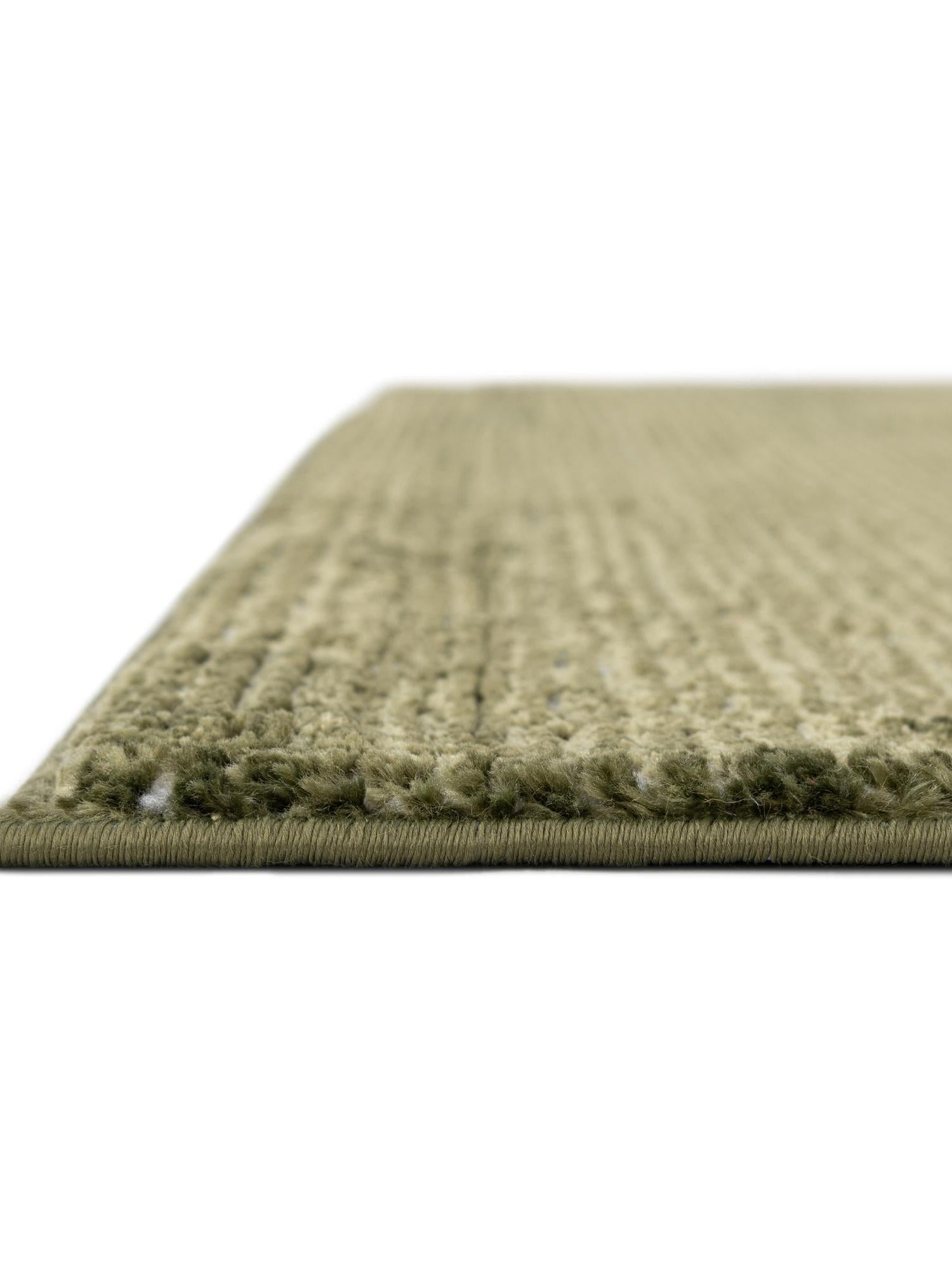Green 2' x 8' Finsbury Runner Area Rug 60% Polypropylene & 40% Polyester Contemporary Carpet for Living Rooms, Dining, Offices for Sale at Rug Engine