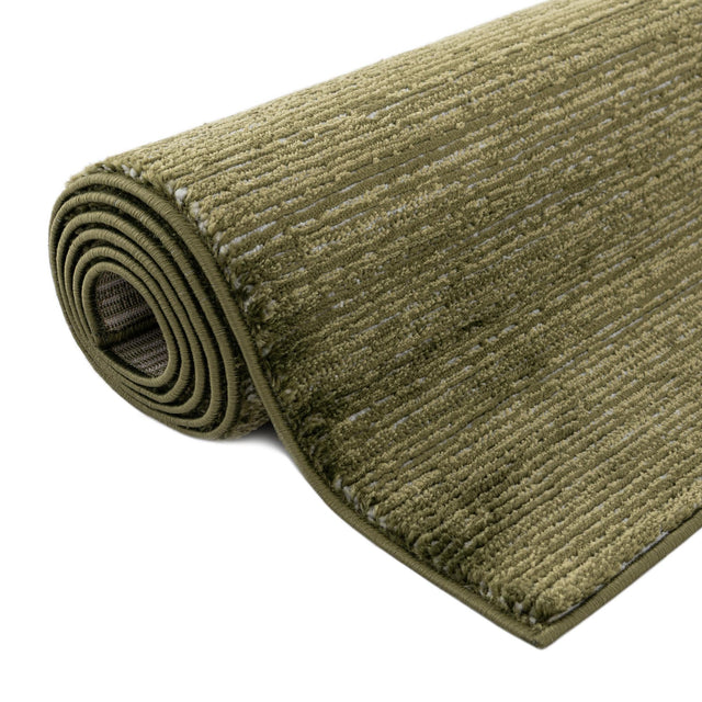 Green 2' x 6' 1 Finsbury Runner Area Rug 60% Polypropylene & 40% Polyester Contemporary Carpet for Living Rooms, Dining, Offices for Sale at Rug Engine