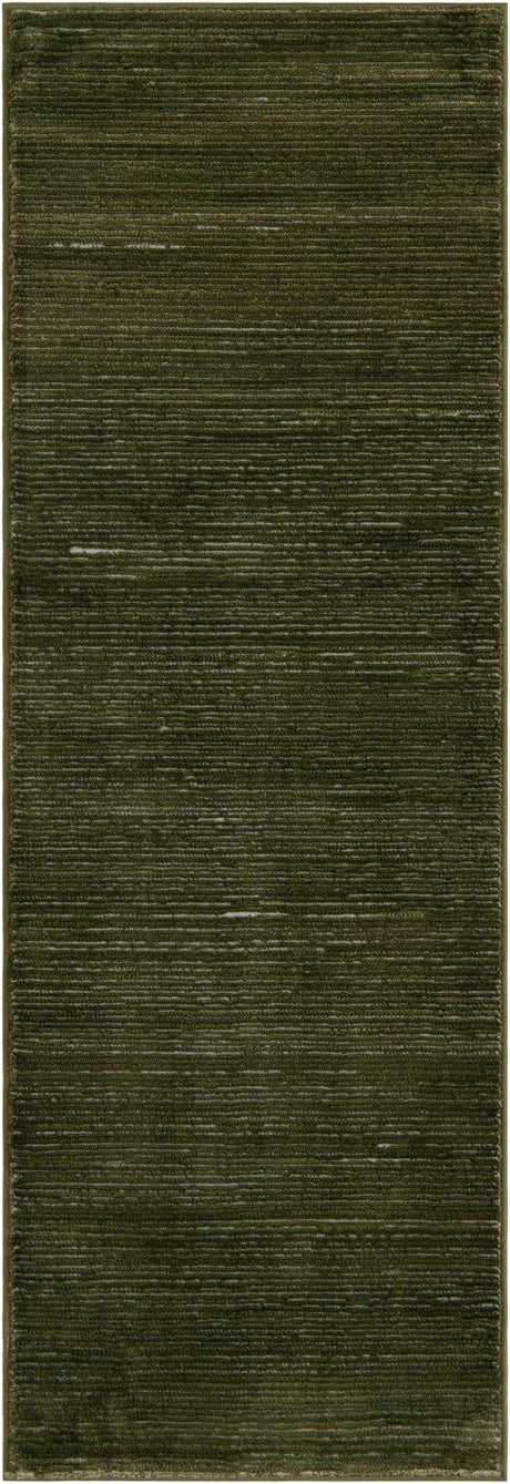 Green 2' x 6' 1 Finsbury Runner Area Rug 60% Polypropylene & 40% Polyester Contemporary Carpet for Living Rooms, Dining, Offices for Sale at Rug Engine