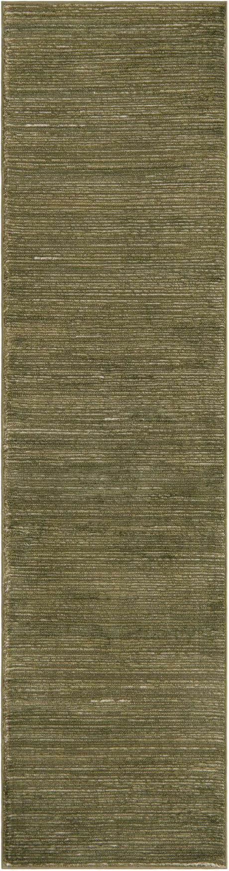 Green 2' x 8' Finsbury Runner Area Rug 60% Polypropylene & 40% Polyester Contemporary Carpet for Living Rooms, Dining, Offices for Sale at Rug Engine