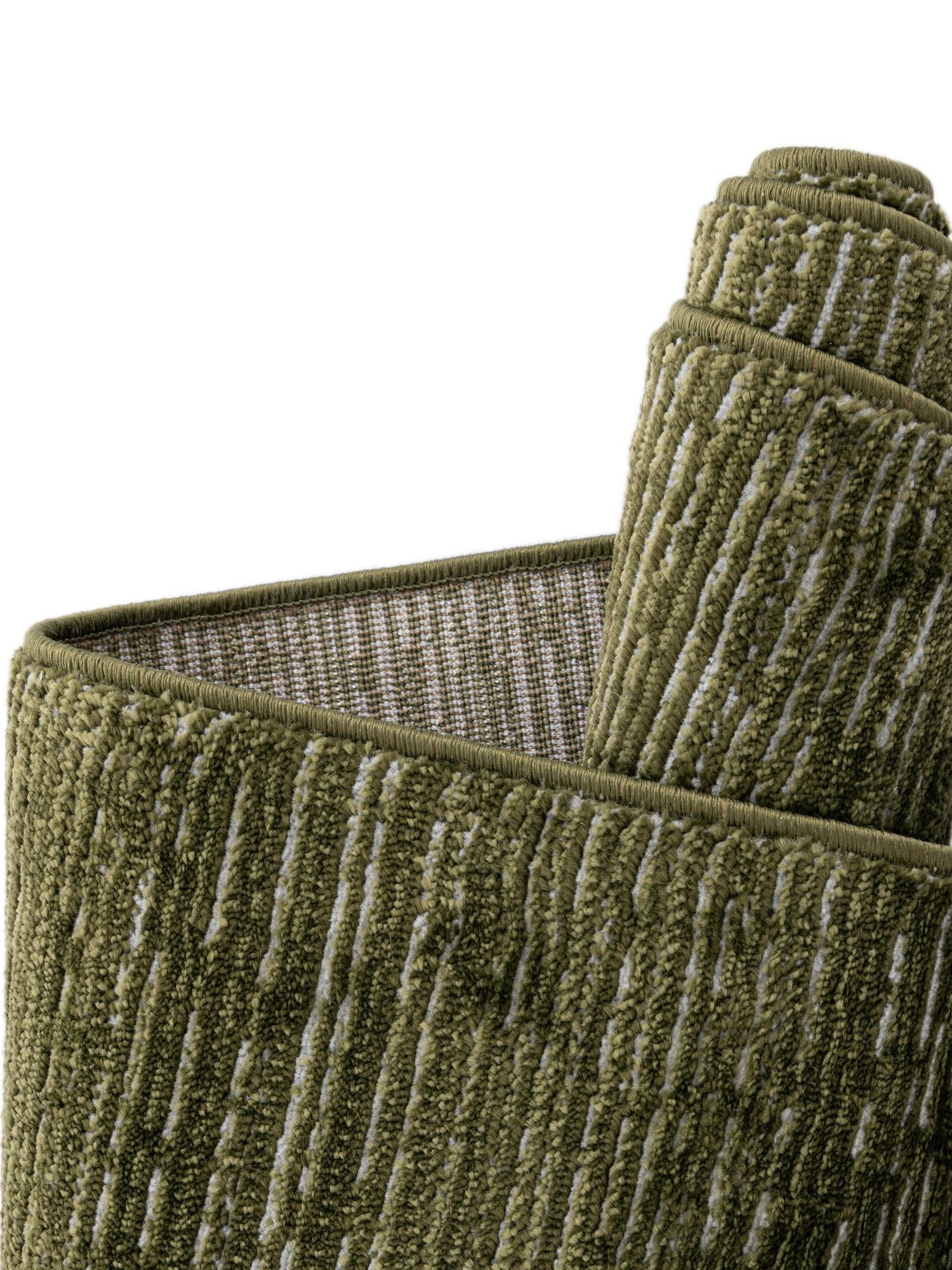 Green 10' x 10' Finsbury Square Area Rug 60% Polypropylene & 40% Polyester Contemporary Carpet for Living Rooms, Dining, Offices for Sale at Rug Engine