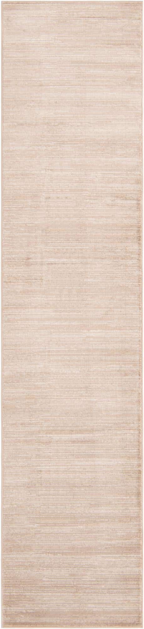 Beige 2' 7 x 12' Finsbury Runner Area Rug 60% Polypropylene & 40% Polyester Contemporary Carpet for Living Rooms, Dining, Offices for Sale at Rug Engine