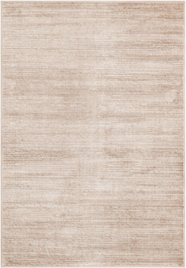 Beige 4' 1 x 6' 1 Finsbury Rectangle Area Rug 60% Polypropylene & 40% Polyester Contemporary Carpet for Living Rooms, Dining, Offices for Sale at Rug Engine
