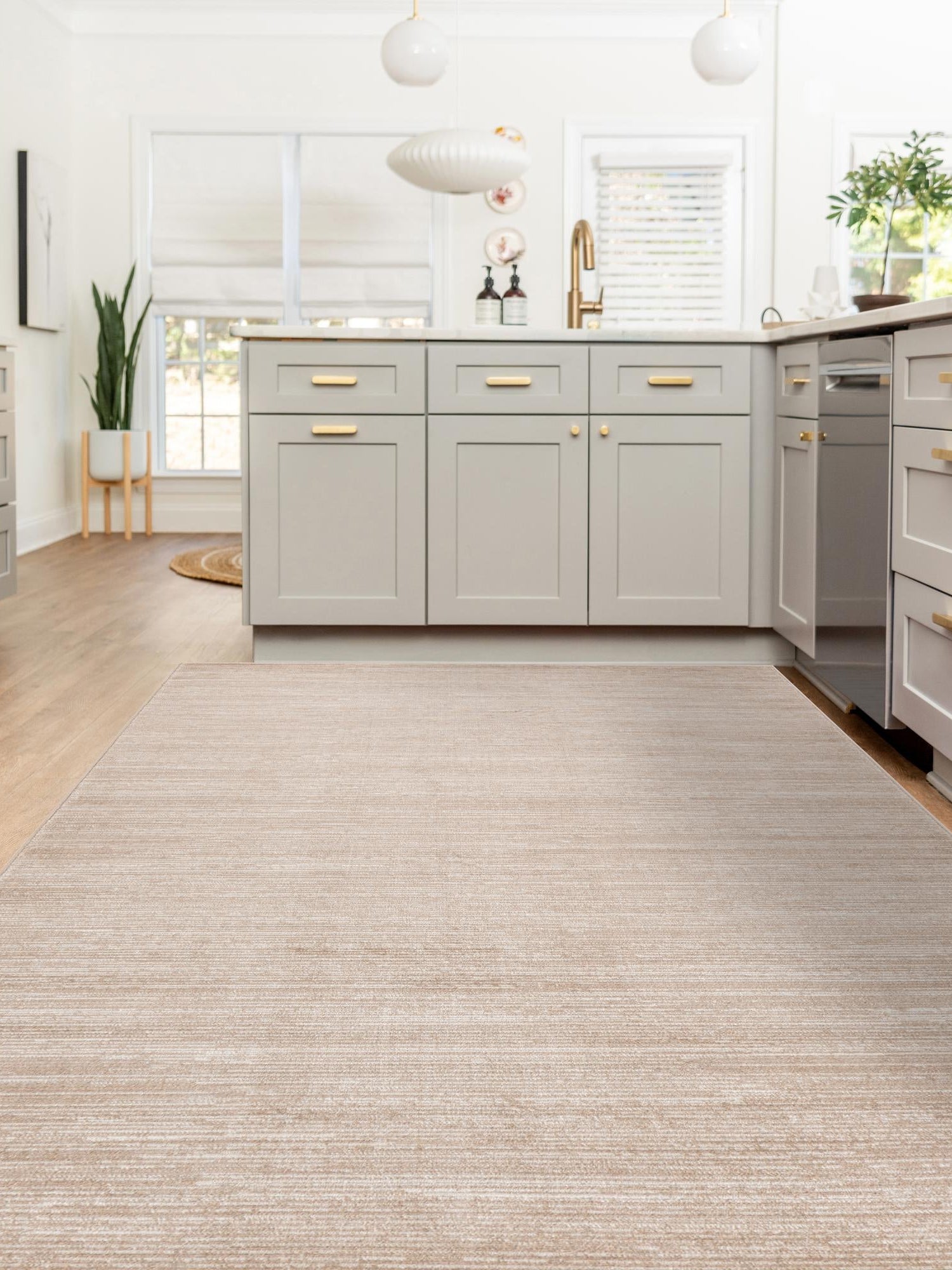 Beige 2' x 3' 1 Finsbury Rectangle Area Rug 60% Polypropylene & 40% Polyester Contemporary Carpet for Living Rooms, Dining, Offices for Sale at Rug Engine