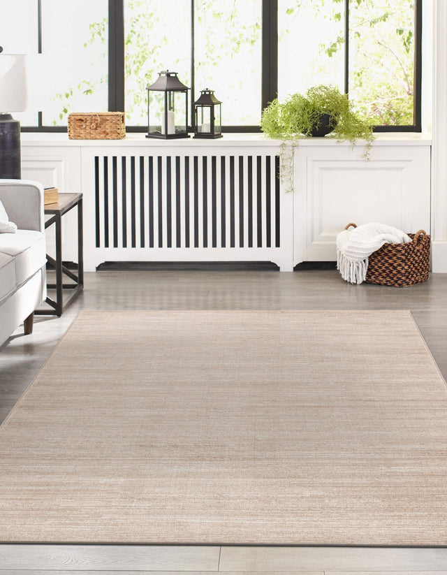 Beige 2' x 3' 1 Finsbury Rectangle Area Rug 60% Polypropylene & 40% Polyester Contemporary Carpet for Living Rooms, Dining, Offices for Sale at Rug Engine