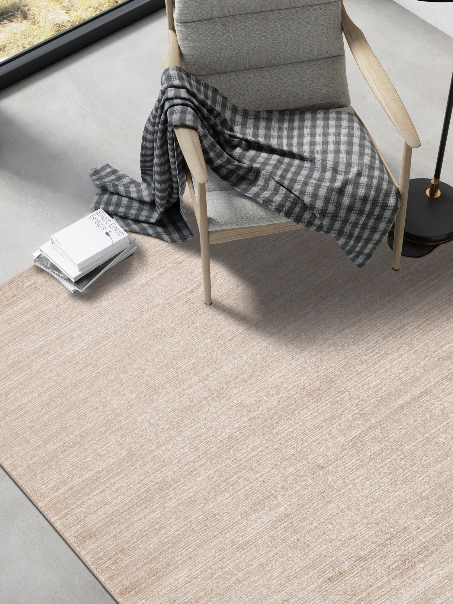 Beige 5' 3 x 8' Finsbury Rectangle Area Rug 60% Polypropylene & 40% Polyester Contemporary Carpet for Living Rooms, Dining, Offices for Sale at Rug Engine