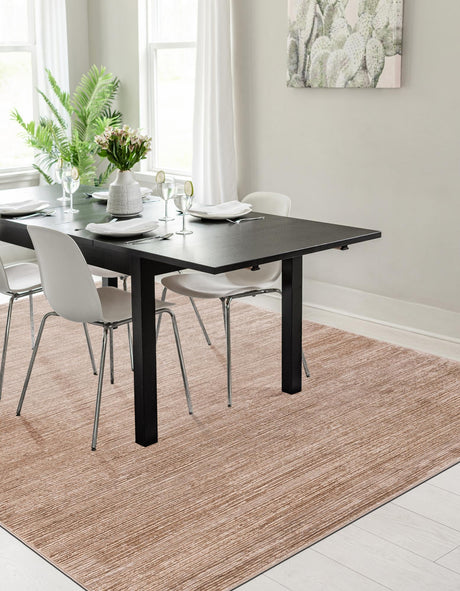 Beige 7' 10 x 10' Finsbury Rectangle Area Rug 60% Polypropylene & 40% Polyester Contemporary Carpet for Living Rooms, Dining, Offices for Sale at Rug Engine