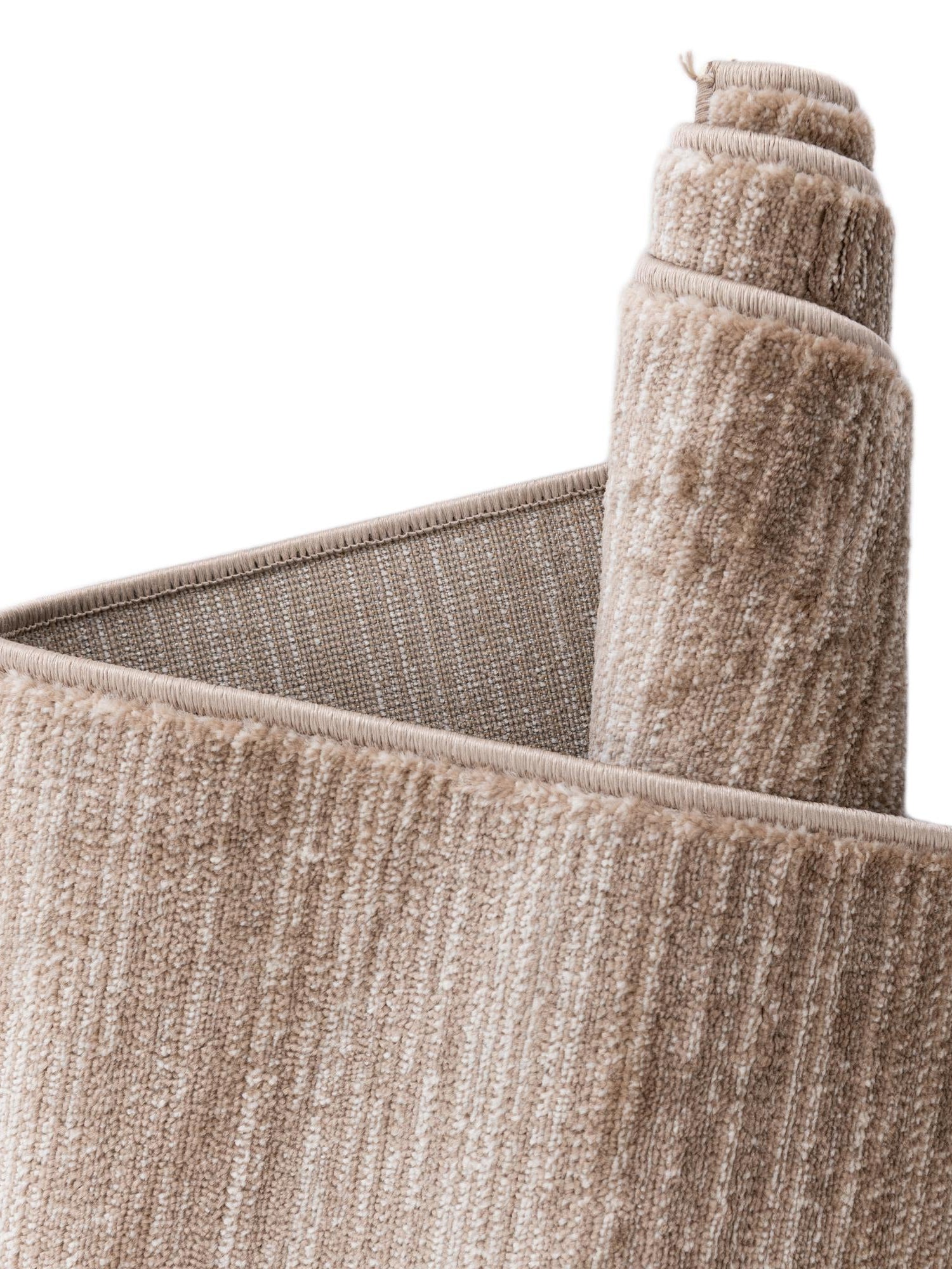 Beige 2' 7 x 12' Finsbury Runner Area Rug 60% Polypropylene & 40% Polyester Contemporary Carpet for Living Rooms, Dining, Offices for Sale at Rug Engine