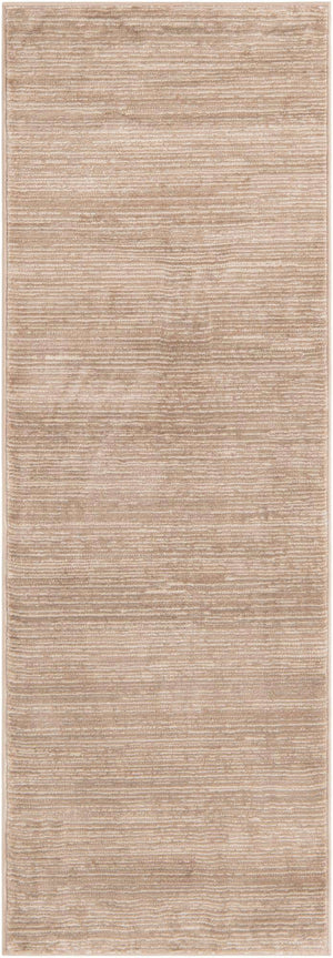Beige 2' x 6' 1 Finsbury Runner Area Rug 60% Polypropylene & 40% Polyester Contemporary Carpet for Living Rooms, Dining, Offices for Sale at Rug Engine