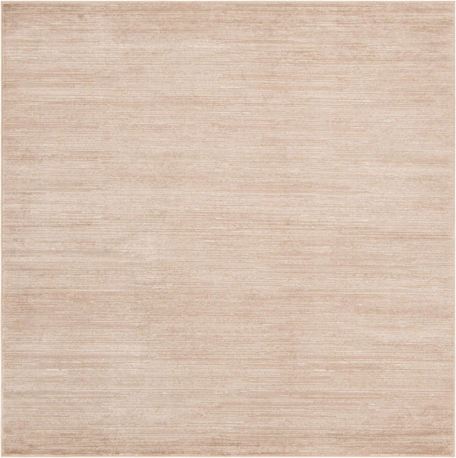 Beige 7' 10 x 7' 10 Finsbury Square Area Rug 60% Polypropylene & 40% Polyester Contemporary Carpet for Living Rooms, Dining, Offices for Sale at Rug Engine
