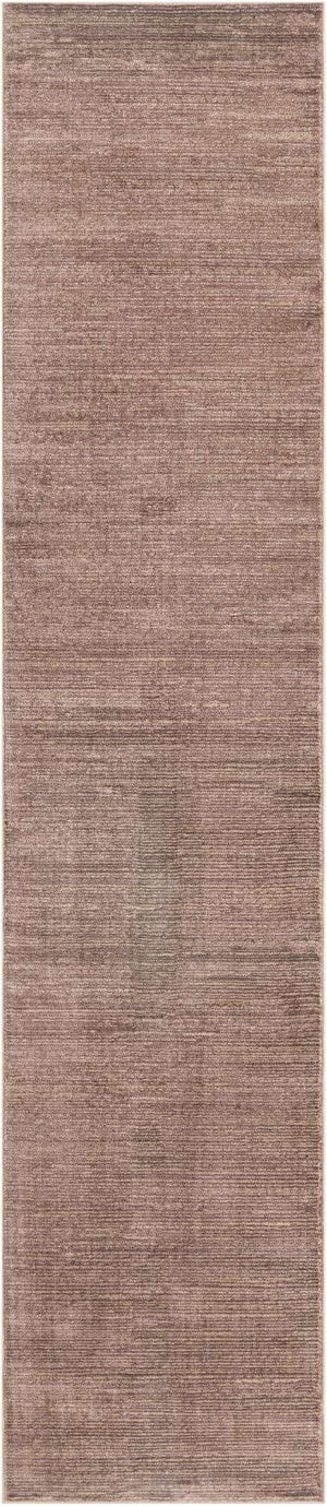 Brown 2' 7 x 12' Finsbury Runner Area Rug 60% Polypropylene & 40% Polyester Contemporary Carpet for Living Rooms, Dining, Offices for Sale at Rug Engine